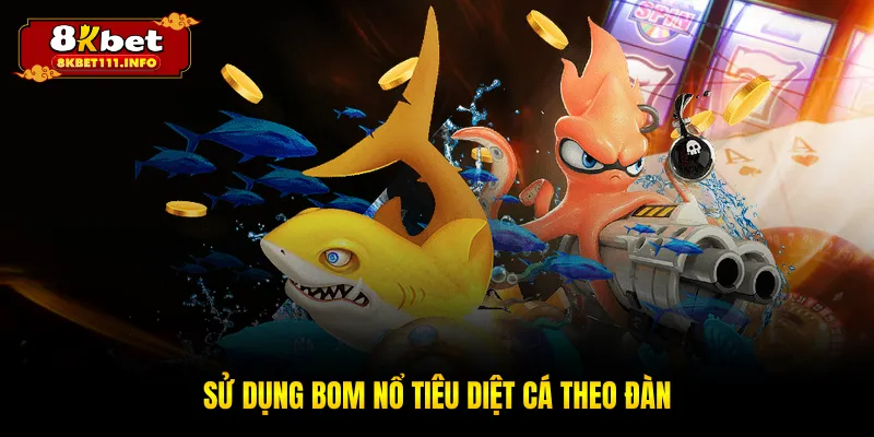Sử dụng bom nổ tiêu diệt cá theo đàn